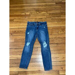GAP Denim Legging Jeans Women's Size 6/28R Ripped Distressed Mid Rise